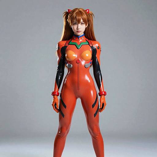 Photorealistic Asuka Cosplay Portrait