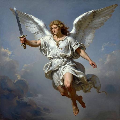 Dwarf Angel with Blade of Judgment