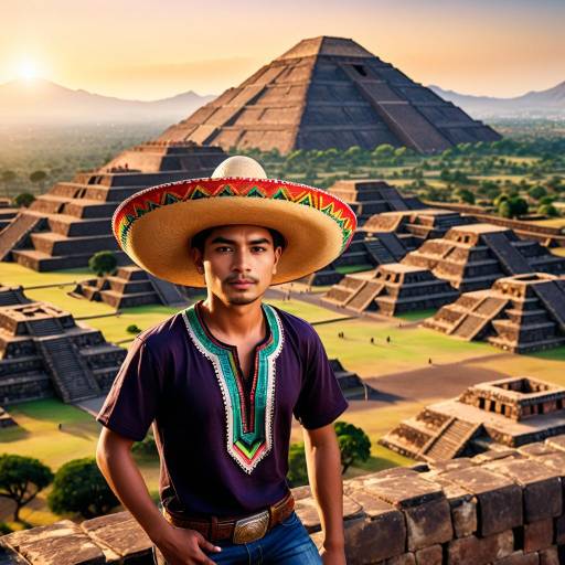 Cinematic Portrait with Pyramids View Cinematic Portrait with Pyramids View