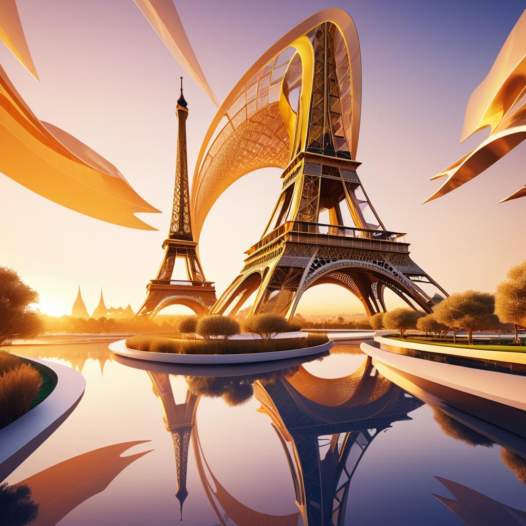 Futuristic Eiffel Tower: Visionary Architecture