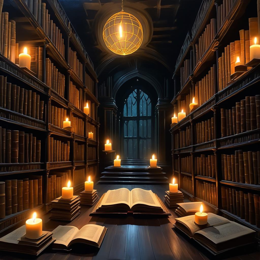 Enchanting Library of Ancient Mysteries