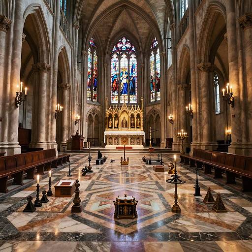 DND Cathedral Altar Battlemap