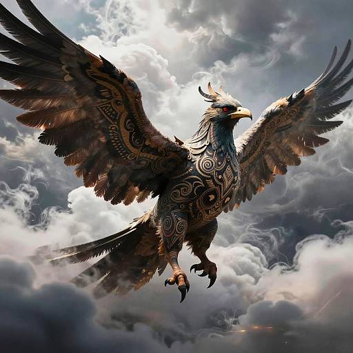 Epic Half-Human Half-Bird Creature