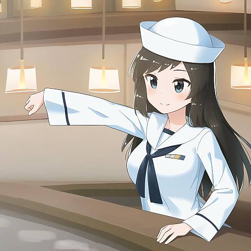 Illustration of Murakami (girls und panzer), girls und panzer in the style of Mao lian (nekokao)