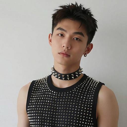 Confident Femboy Fashion Portrait