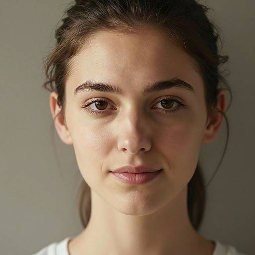 Confident Young Woman Headshot Reference