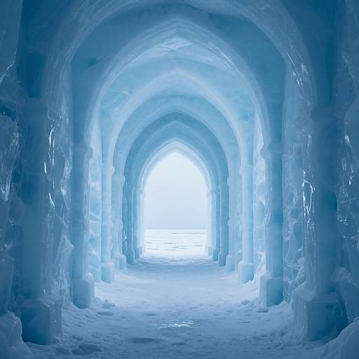 Ethereal Icy Corridor of Eternity