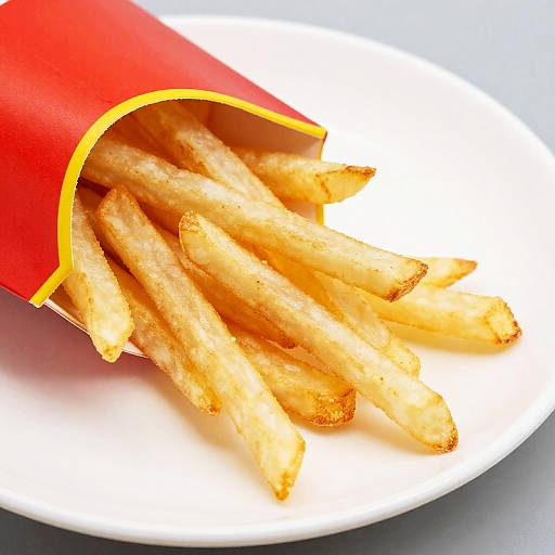 Close-Up of Crispy Golden French Fries