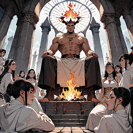 Epic Harem Scene in Great Hall