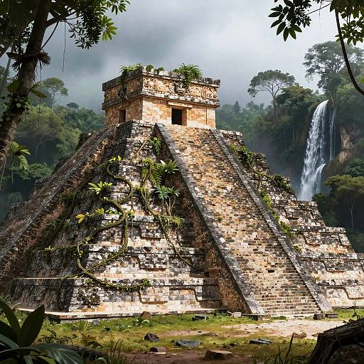 Ultra-Detailed Mayan Pyramid Ruins