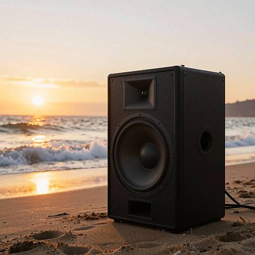 Giant Subwoofer at Sunset Beach