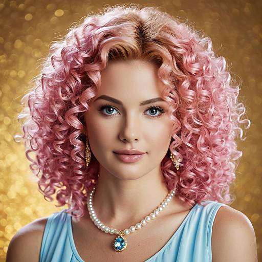 Elegant Portrait of Fancy Nancy Style