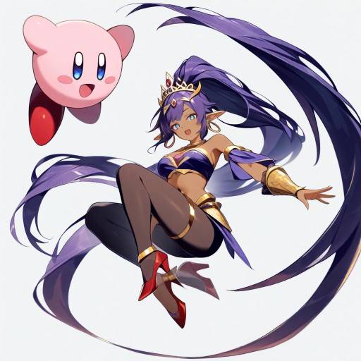 Dark Skinned Kirby Crossover Character Design