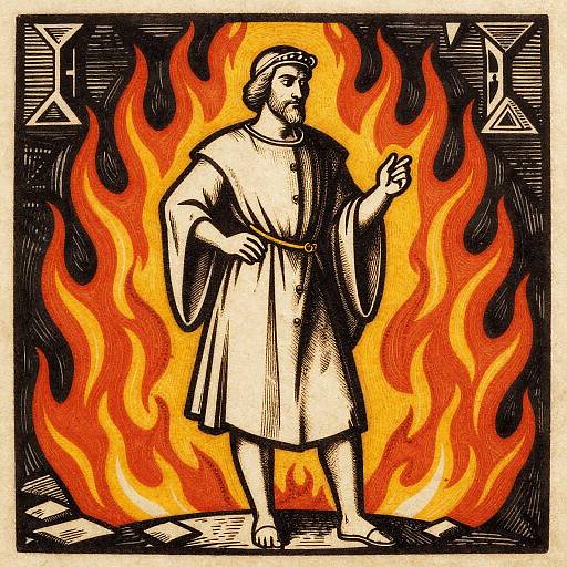 Dante Alighieri Medieval Woodcut Inferno