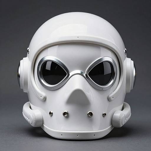 Futuristic Kawaii Plague Doctor Mask