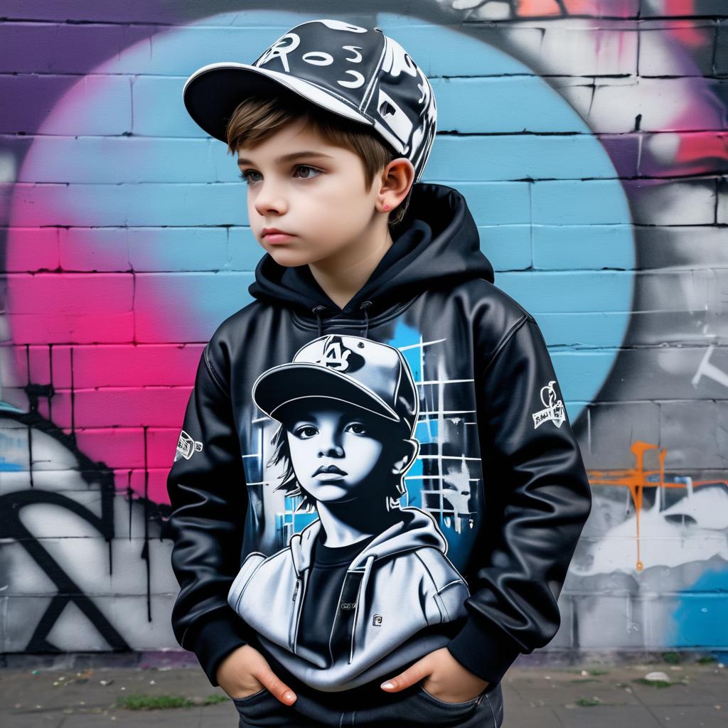 Urban Portrait of a Young Boy