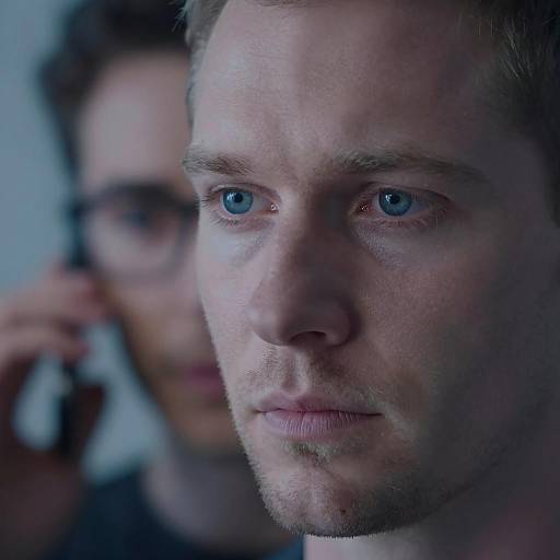 Intense Close-Up with Blurred Background