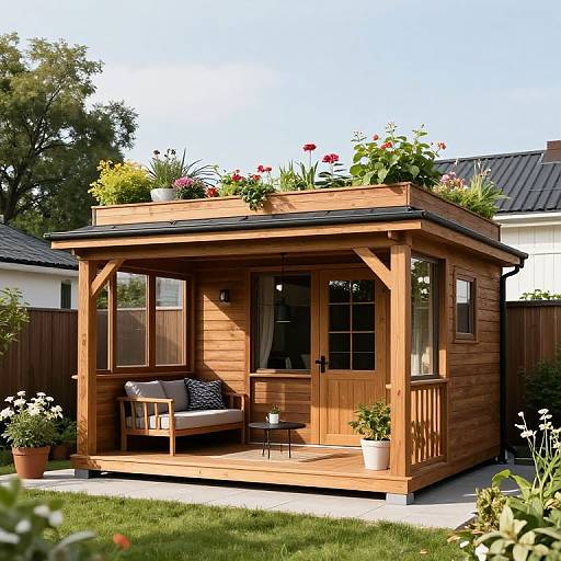 Swedish Cabin with Rooftop Garden