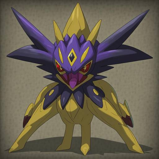 Illustration of Alakazam, pokemon in the style of Halcon
