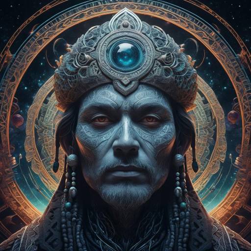 Mystical Sage: A Cinematic Portrait