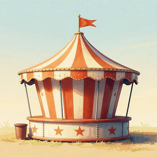 Hand-Drawn Retro Carnival Nostalgia