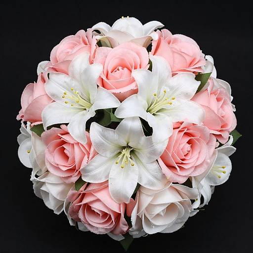 Silk Flower Wedding Bouquet Set