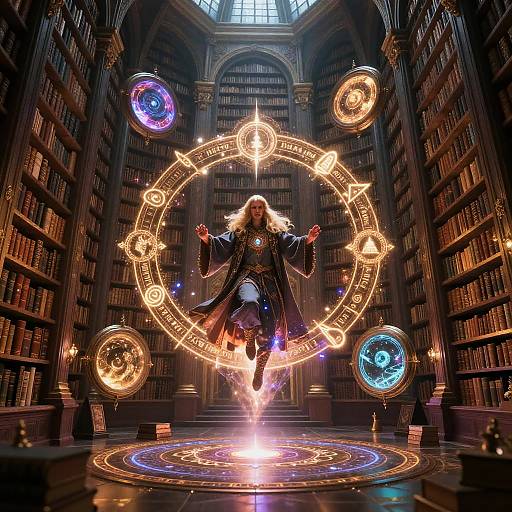 Interdimensional Mage's Enchanted Library
