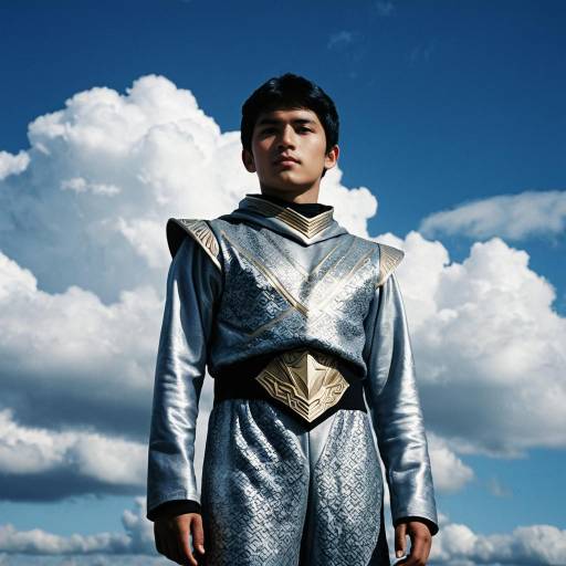 Vulcan God Costume in Cloudy Sky