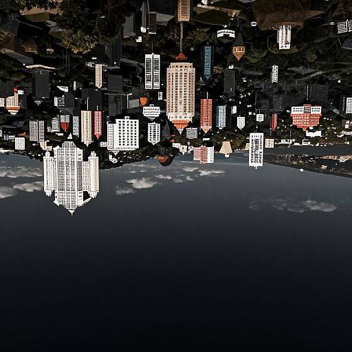 Upside-Down Civilizations Beneath Black Lake