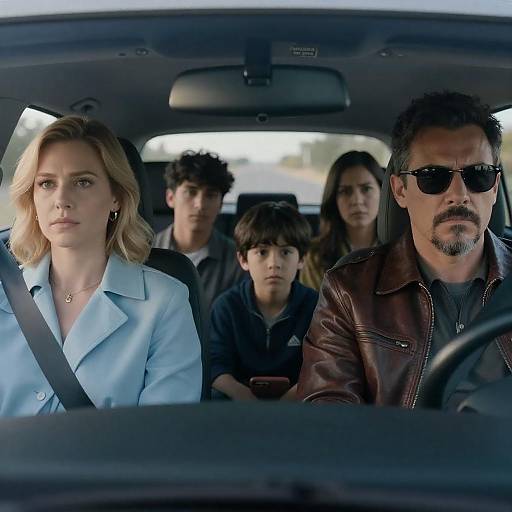 Intense Road Trip in a Stylish Car