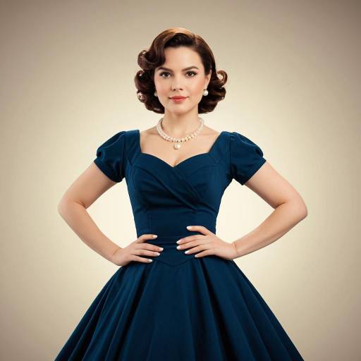 Vintage 1950s Sexy Sara Millán Cosplay