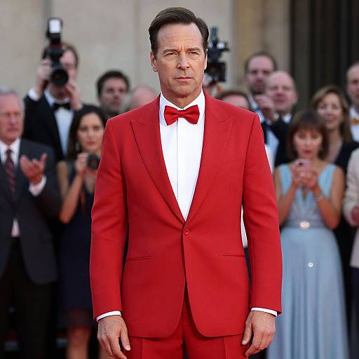 Red Austin Powers Style Man