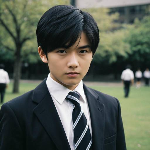 Realistic Outdoor Portrait of a Boy in Costume