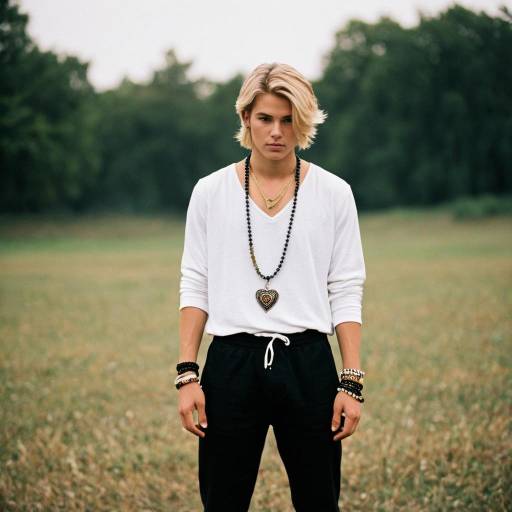 Young Man in White Shirt and Black Pants Outdoors