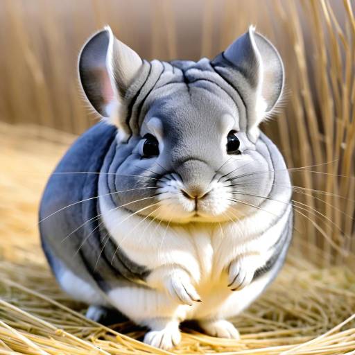 Charming Chinchilla in a Cozy Setting