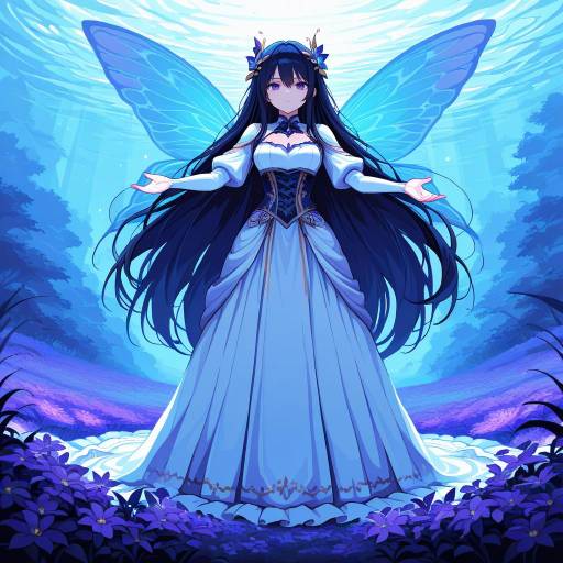 Ethereal Fairy in Pixel Art Style Ethereal Fairy in Pixel Art Style