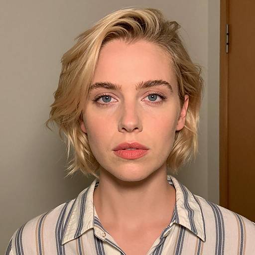 Close-Up of a Light-Skinned Woman