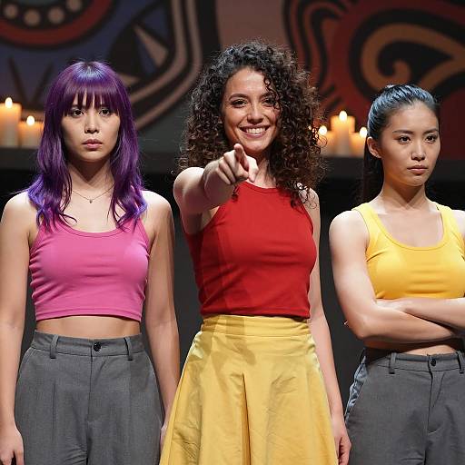 Dynamic Trio on Stage Performance