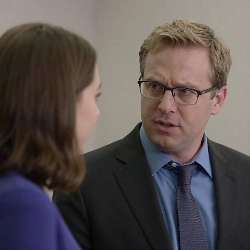 Intense Close-Up Conversation Portrait