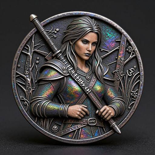 Detailed Metal Ranger Trinket Sculpture