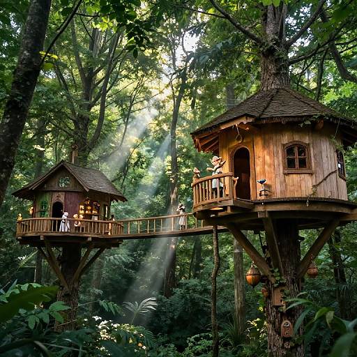 Elftown Treetop Village Enchanted Forest