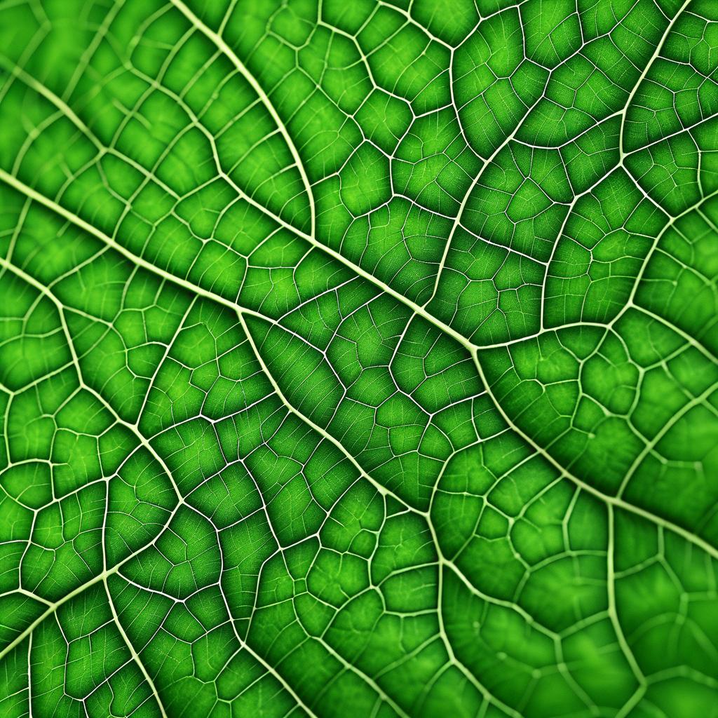 Hyper-Detailed Photorealistic Leaf Surface