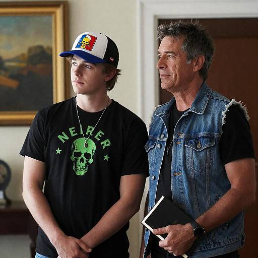 Indoor Portrait of Two Men Together