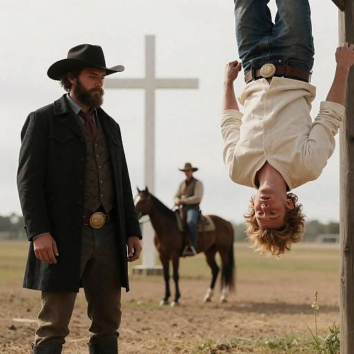 A Dramatic Western Scene Photograph