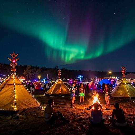 Magical EDC Festival Nightscape