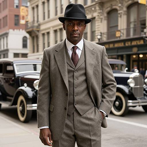 1920s Stylish African American Gentleman