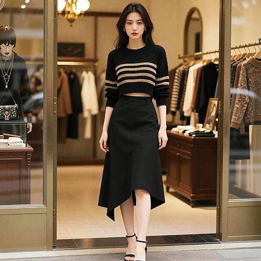 Stylish Woman in Hakusensha Style