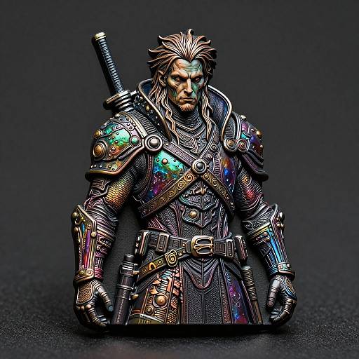 Sultai Scavenger Futuristic Line Art