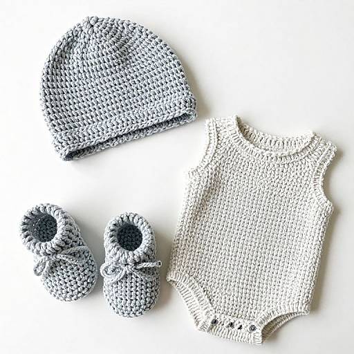 Crochet Baby Bonnet & Booties Pattern