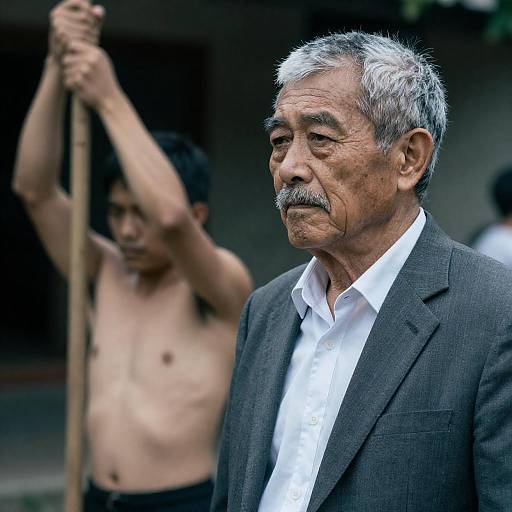 Portrait of Man in Gray Suit